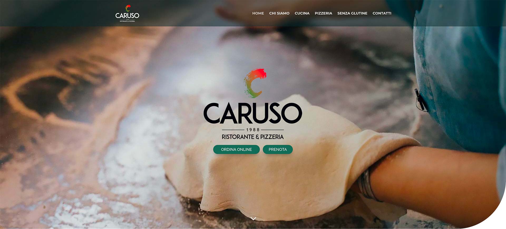 Caruso Ristorante Pizzeria Web